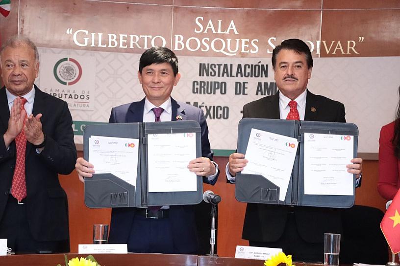 INSTALAN GRUPO PARLAMENTARIO DE AMISTAD MÉXICO-VIETNAM