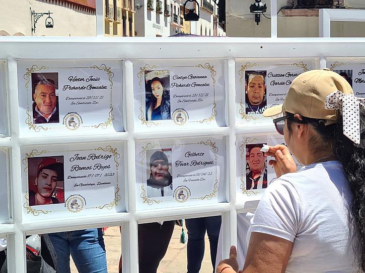 INSTALAN MEMORIAL POR LOS DESAPARECIDOS EN ZACATECAS