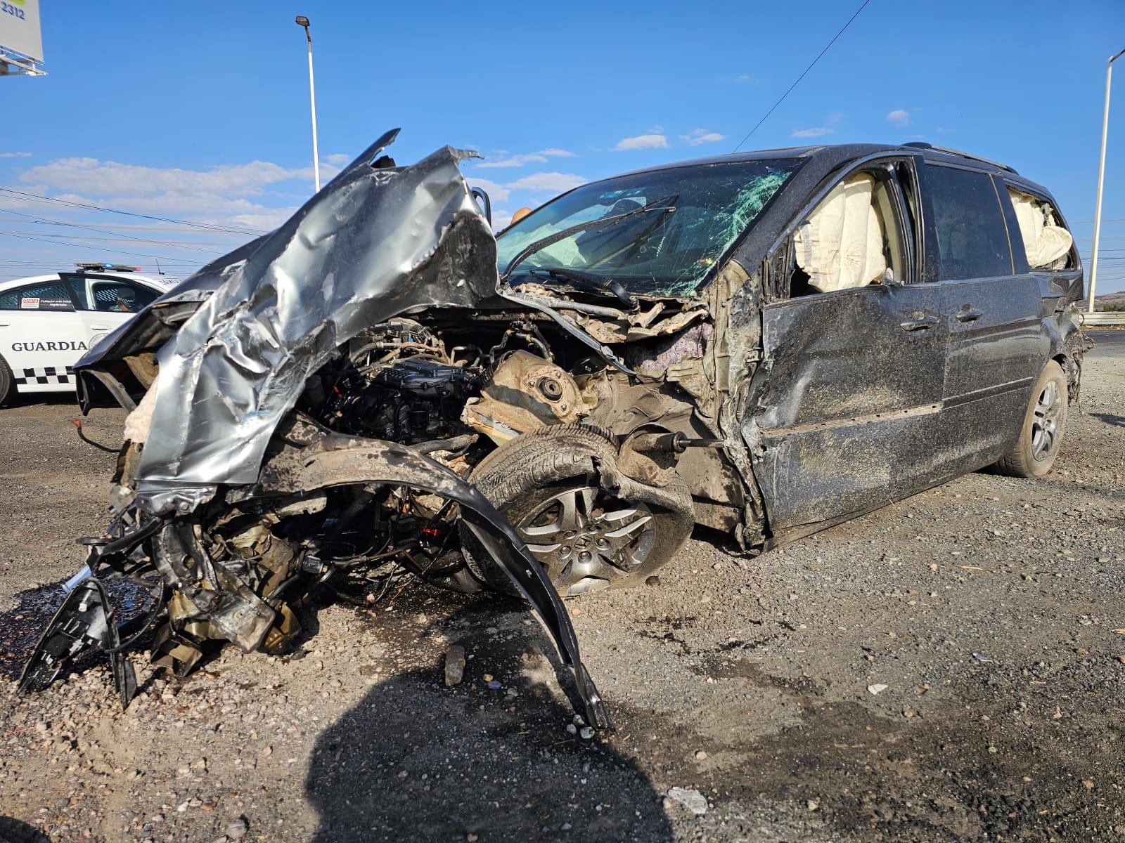 DEJA CHOQUE EN LA FEDERAL 45 UNA MUJER MUERTA