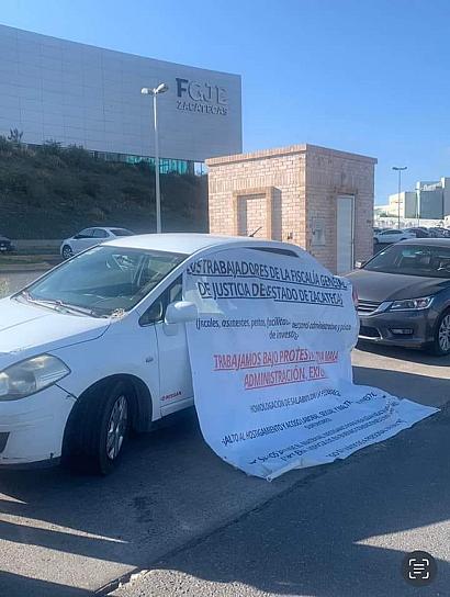 INTENSIFICARÁN MANIFESTACIONES TRABAJADORES DE LA FGJEZ