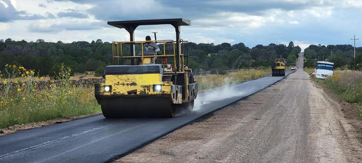 INVIERTEN MÁS DE 5.9 MILLONES DE PESOS EN CARRETERA MONTE ESCOBEDO-LAGUNA GRANDE