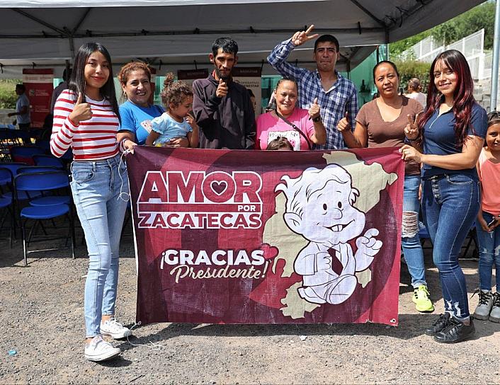 INVIRTIÓ AMLO 41 MIL 534 MDP EN PROGRAMAS SOCIALES PARA ZACATECAS