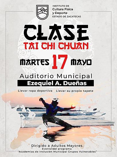 INVITAN A ADULTOS MAYORES A  CLASE DE TAI CHI CHUAN EN CALERA