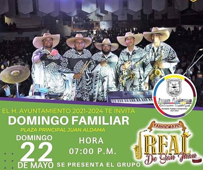 INVITAN A BAILE EN JUAN ALDAMA 