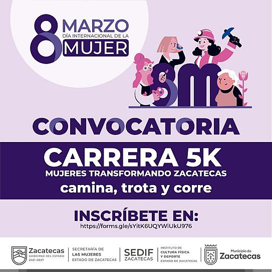 INVITAN A CARRERA "CAMINA, TROTA Y CORRE” POR EL 8M