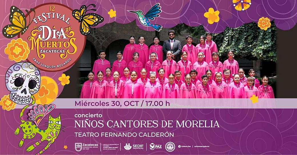 INVITAN A CONCIERTO DE LOS NIÑOS CANTORES DE MORELIA 