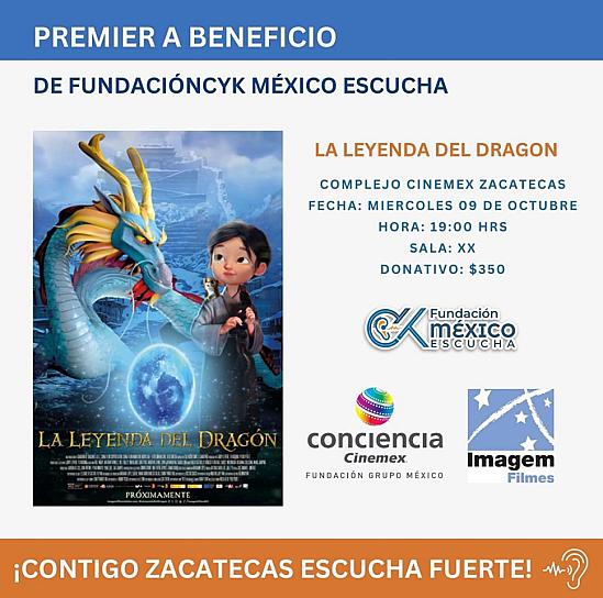 INVITAN A LA PREMIER CON CAUSA “LA LEYENDA DEL DRAGÓN”