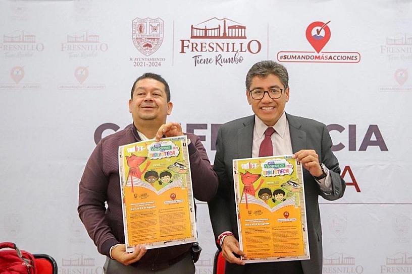 INVITAN AL CURSO DE VERANO "MIS VACACIONES EN LA BIBLIOTECA" EN FRESNILLO 