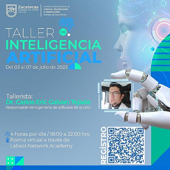 INVITAN A PARTICIPAR EN EL TALLER NACIONAL VIRTUAL DE INTELIGENCIA ARTIFICIAL