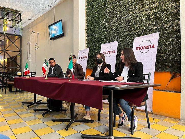 INVITAN DIPUTADOS DE MORENA A JEREZANOS A QUE PARTICIPEN EN LA REVOCACIÓN DE MANDATO