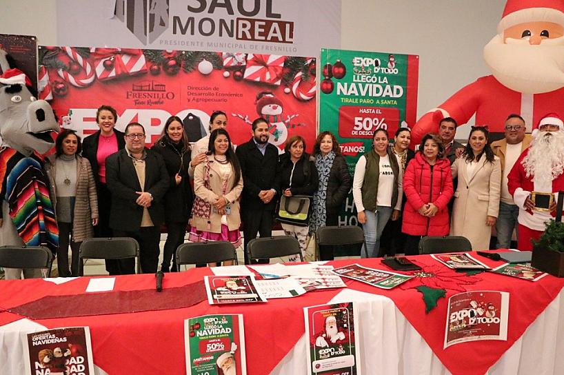 INVITAN GOBIERNO Y COMERCIANTES A EXPO DE TODO NAVIDAD 
