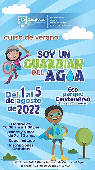 INVITA SAMA AL CURSO DE VERANO ‘SOY UN GUARDIÁN DEL AGUA’