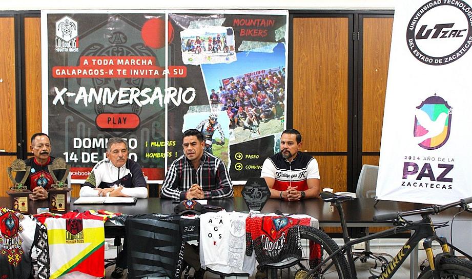 INVITA UTZAC A CICLISTAS A PARTICIPAR EN RODADA POR 10 ANIVERSARIO DE GALÁPAGOS K