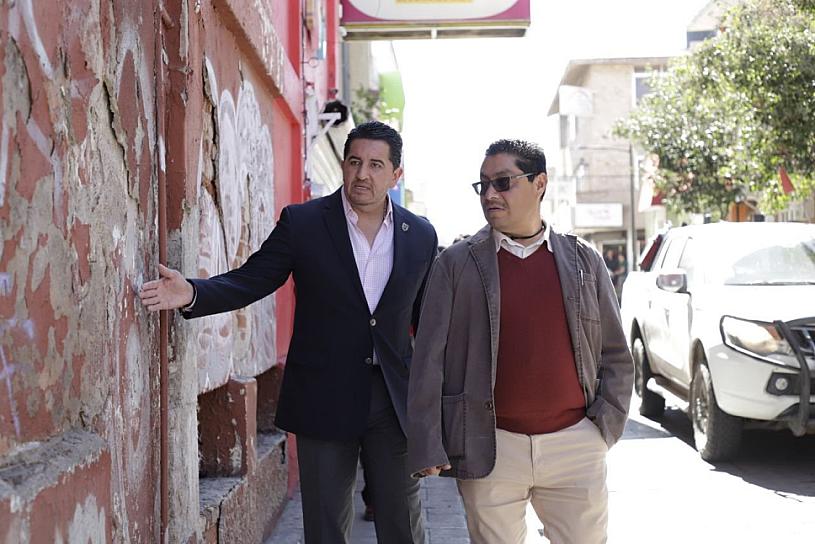 JAVIER TORRES COORDINA ACCIONES CON EL INAH PARA ATENDER EDIFICIOS HISTÓRICOS 