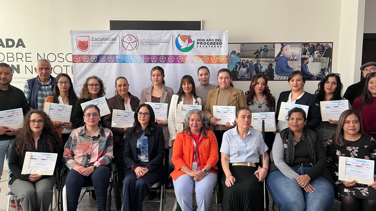 ENTREGA INCLUZAC CONSTANCIAS A PARTICIPANTES DE CURSOS DE LENGUA DE SEÑAS MEXICANA