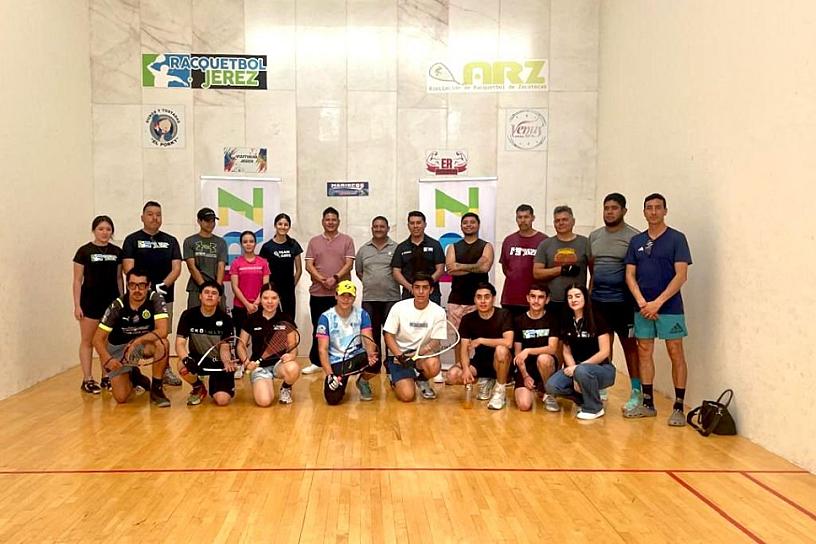 JEREZ, SEDE DE TORNEO DE RAQUETBOL ESTATAL