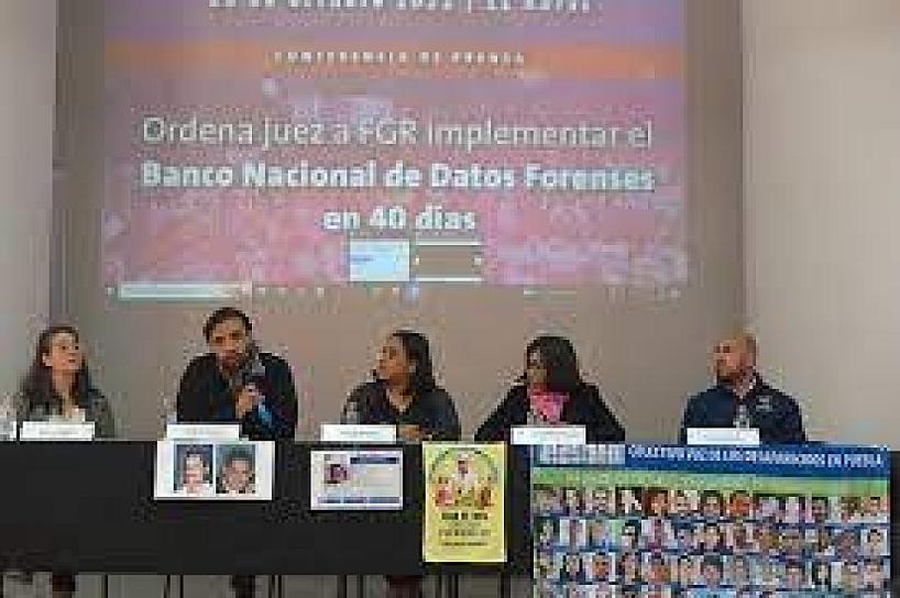 JUEZ ORDENA A FGR IMPLEMENTAR BANCO NACIONAL DE DATOS FORENSES EN 40 DÍAS 