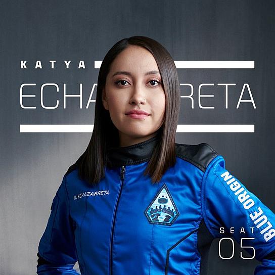   KATYA DEDICA A MÉXICO SU LLEGADA AL ESPACIO
