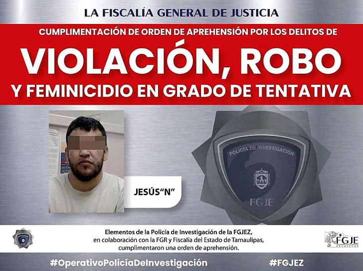 GIRAN ORDEN DE APREHENSIÓN CONTRA UN HOMBRE POR TENTATIVA DE FEMINICIDIO