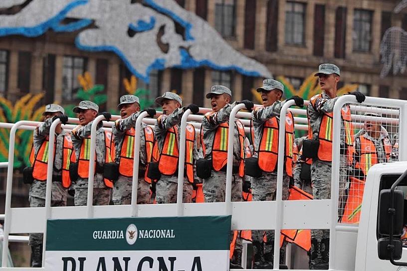 LA GUARDIA NACIONAL, PROTAGONISTA DEL DESFILE MILITAR EN CDMX