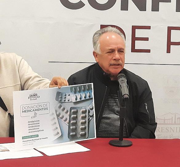 LANZAN CAMPAÑA DE DONACIÓN DE MEDICAMENTOS EN FRESNILLO 