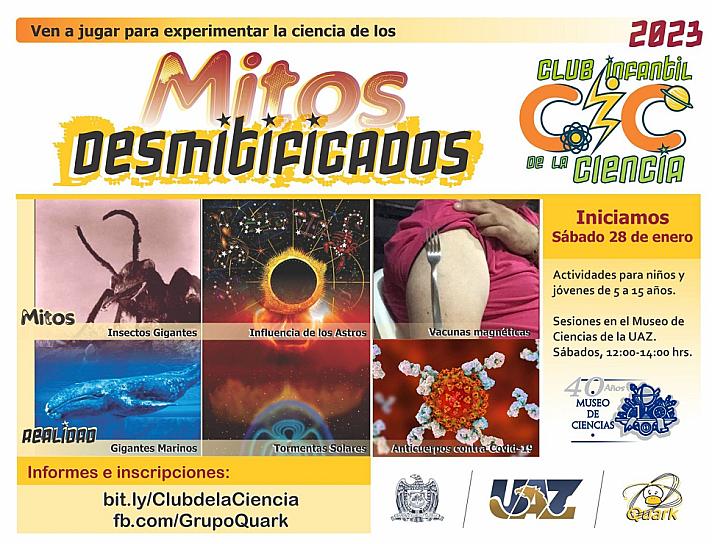 LANZAN MODALIDAD REMOTA DEL CLUB INFANTL DE LA CIENCIA EN LA UAZ 