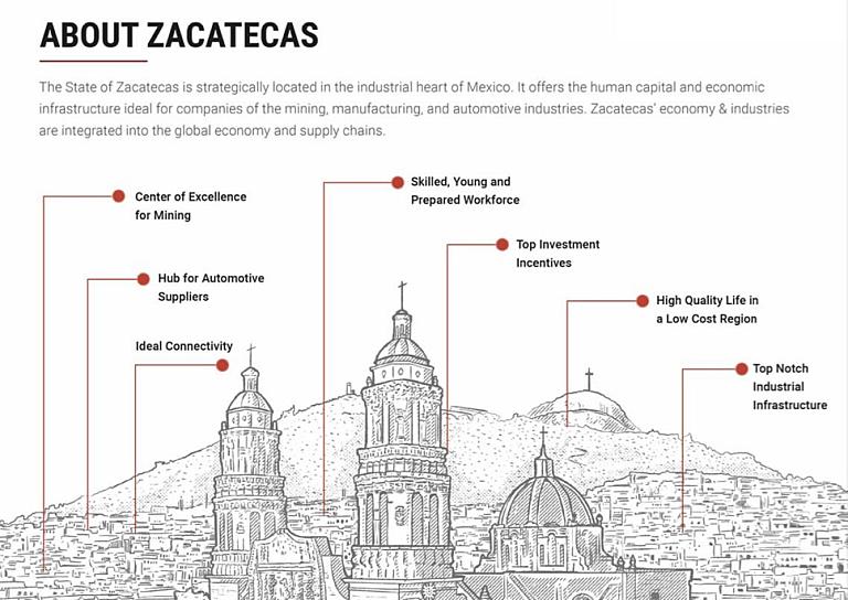LANZAN PLATAFORMA INVESTZACATECAS.COM.MX PARA IMPULSAR LA ATRACCIÓN DE INVERSIONES
