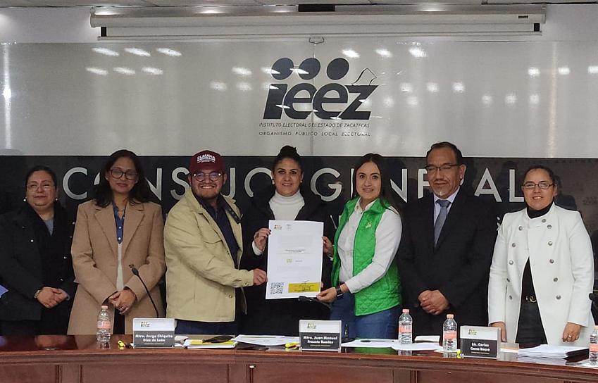 LEGITIMA EL IEEZ COALICIÓN "SÍGAMOS HACIENDO HISTORIA EN ZACATECAS"