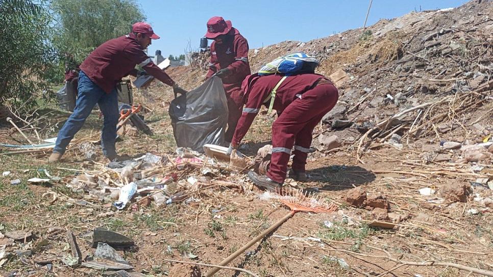 LEVANTAN 11 TONELADAS DE BASURA EN GUADALUPE 