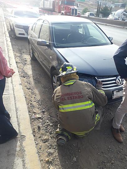 REPORTAN LEVE PERCANCE EN TRÁNSITO PESADO