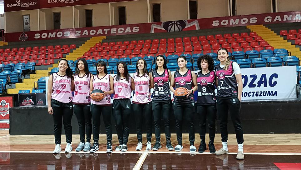 LISTAS, MINERAS DE ZACATECAS PARA PONER EN ALTO EL BASQUETBOL 