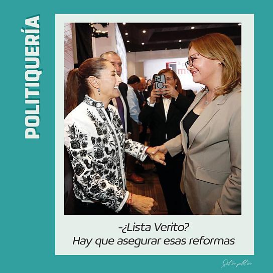 -¿Lista Verito? Hay que asegurar esas reformas