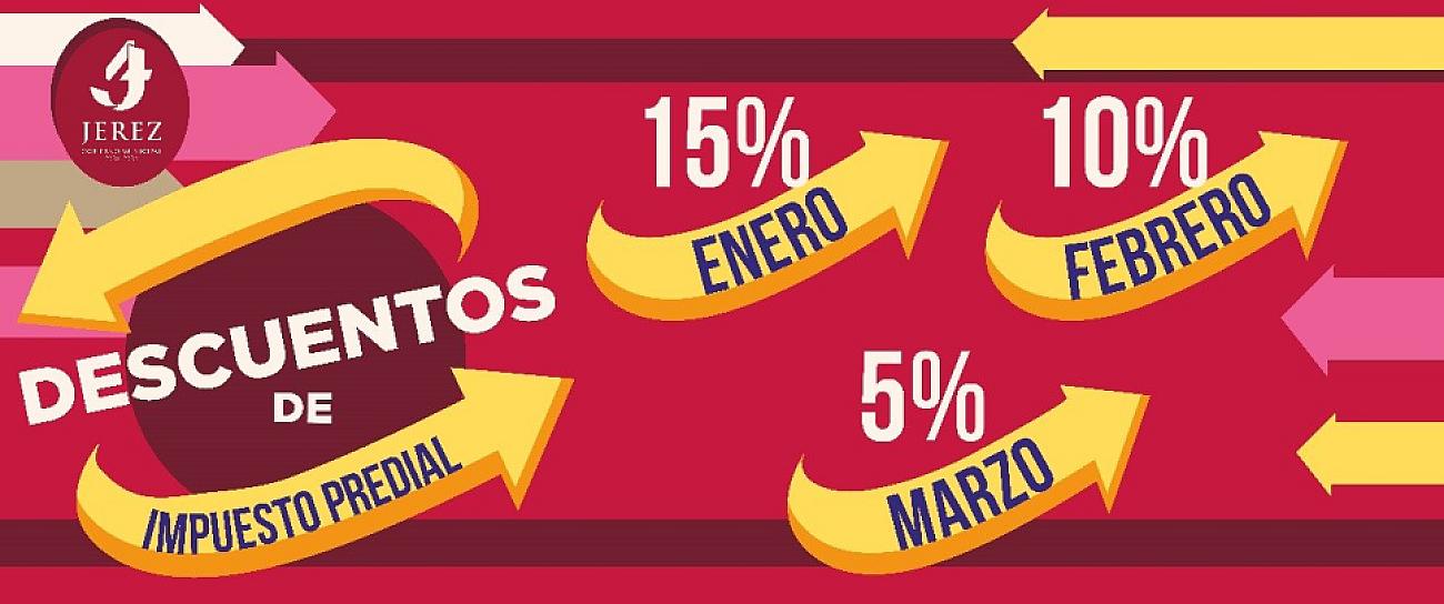 LISTO, DEPARTAMENTO DE PREDIAL PARA PAGOS DE JEREZANOS 