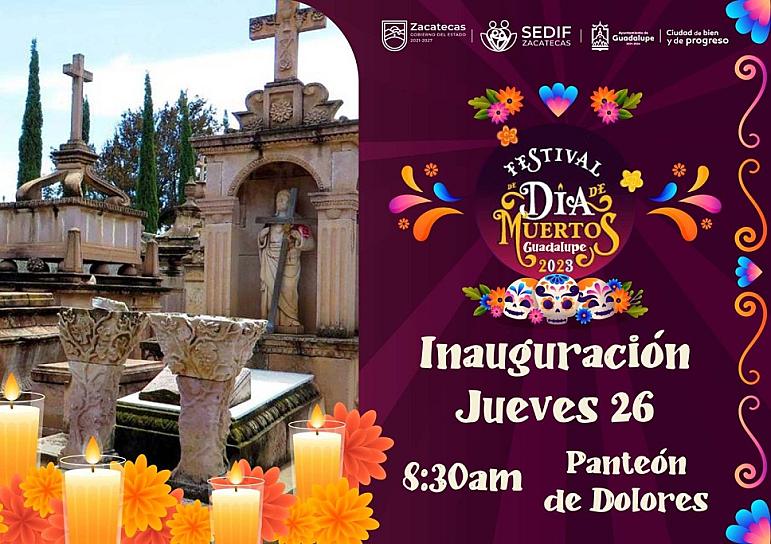 LISTO, FESTIVAL DEL DÍA DE MUERTOS DE GUADALUPE 2023 
