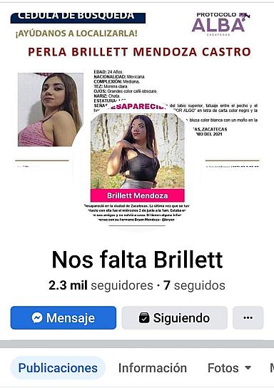 LLAMAN A DENUNCIAR CASOS DE DESAPARICIÓN DE MUJERES 