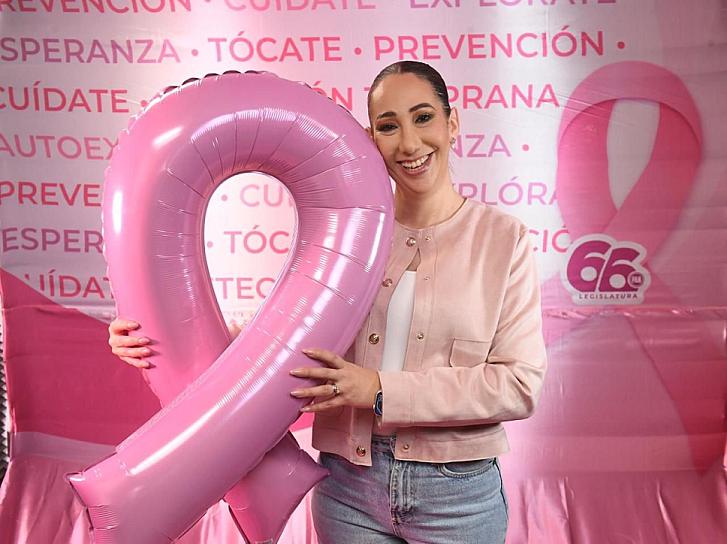 LLAMA NOEMÍ LUNA A DESTINAR RECURSOS PARA DETECCIÓN OPORTUNA DE CÁNCER DE MAMA