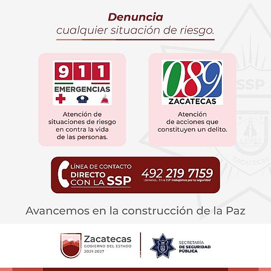 LLAMA SSP A FORTALECER LA DENUNCIA 