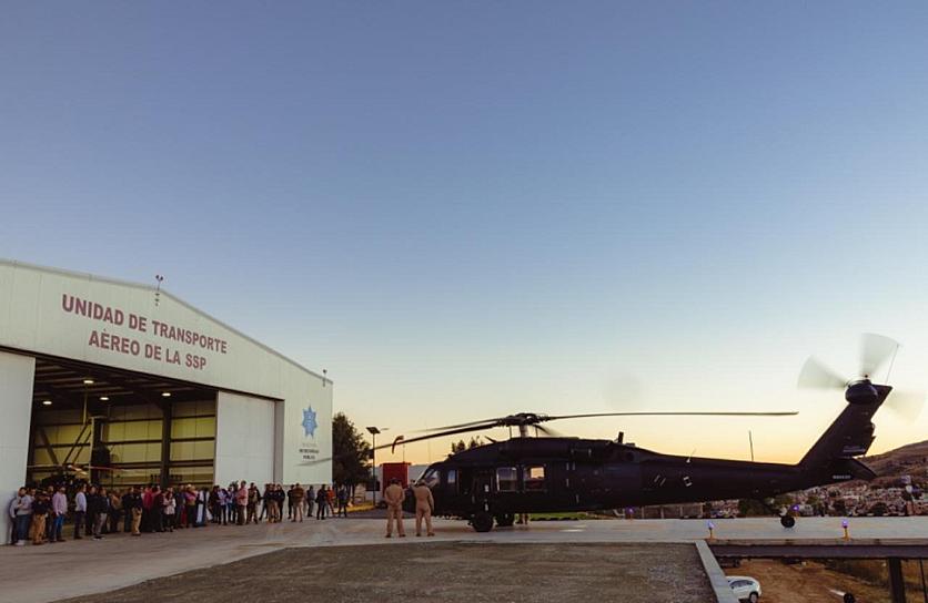 LLEGA A ZACATECAS HELICÓPTERO BLACK HAWK; SERÁ USADO PARA ACCIONES DE SEGURIDAD