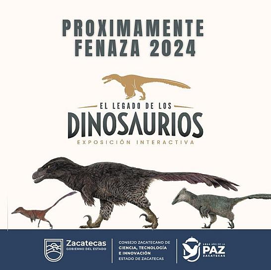 LLEGA A ZACATECAS LA EXPOSICIÓN INTERACTIVA “EL LEGADO DE LOS DINOSAURIOS”