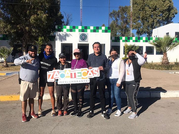 LLEGA EL ULTRA MARATONISTA DANIEL ALMANZA A ZACATECAS