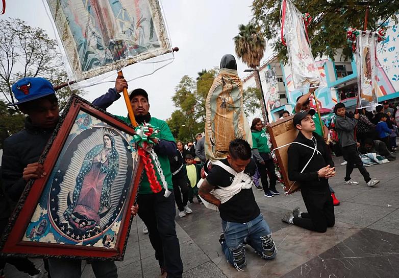 LLEGAN A LA BASÍLICA DE GUADALUPE MÁS DE 5 MILLONES DE PEREGRINOS 
