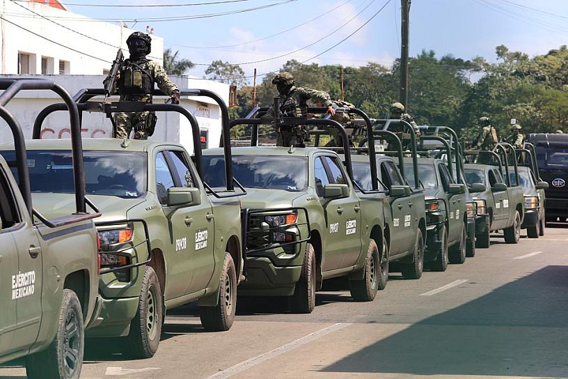 Llegan militares a Tabasco dentro de la Estrategia Nacional de Seguridad