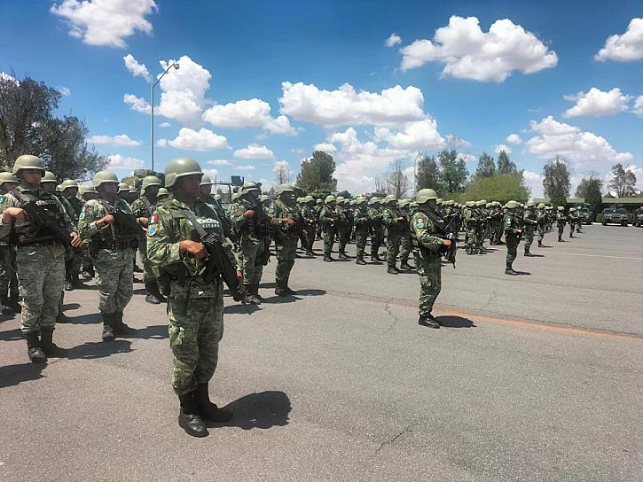 LLEGAN MÁS ELEMENTOS DE SEGURIDAD A ZACATECAS PARA COMBATIR LA DELINCUENCIA