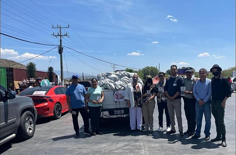  LLEGAN PAISANOS A CONCEPCIÓN DEL ORO CON LA CARAVANA SEMANA SANTA