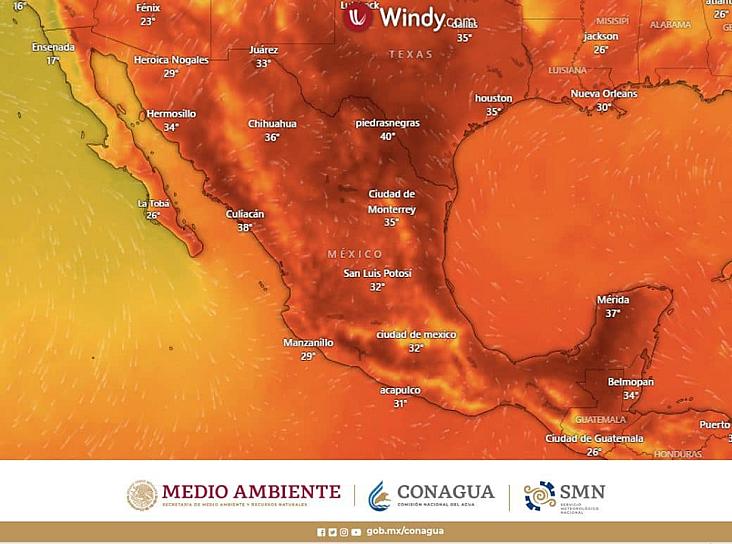 LLEGA TERCERA OLA DE CALOR; AFECTARÁ A 20 ENTIDADES DEL PAÍS 