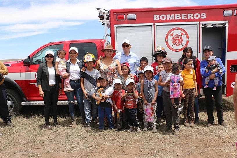 LLEVAN DIVERSIÓN Y UN MENSAJE DE PAZ A NIÑOS HIJOS DE LADRILLEROS
