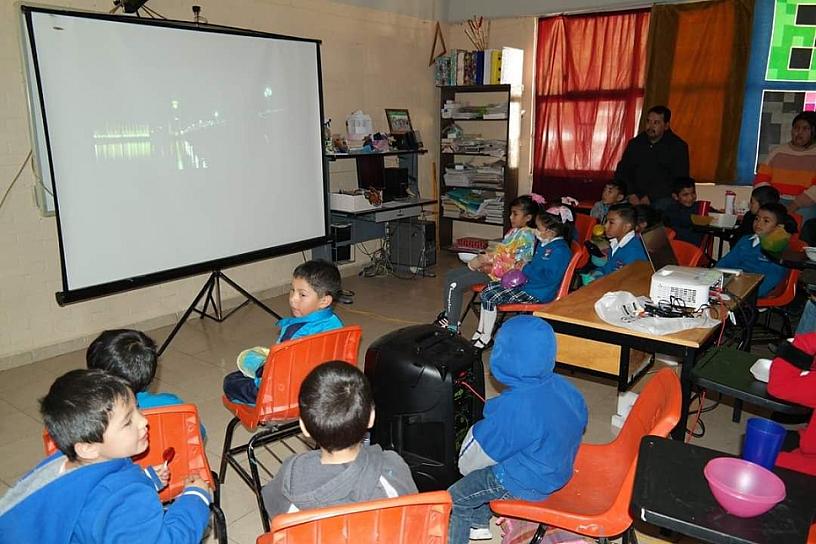 LLEVAN EL CINE A COMUNIDADES EN CHALCHIHUITES