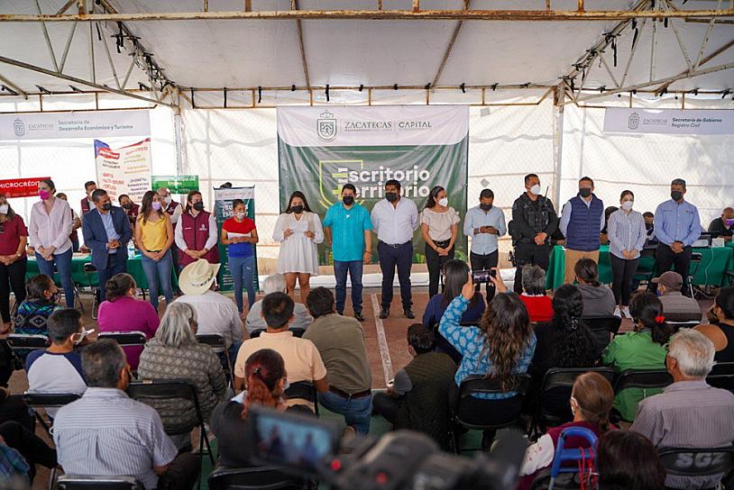 LLEVAN PROGRAMA ‘MENOS ESCRITORIO, MÁS TERRITORIO’ A LA DÍAZ ORDAZ