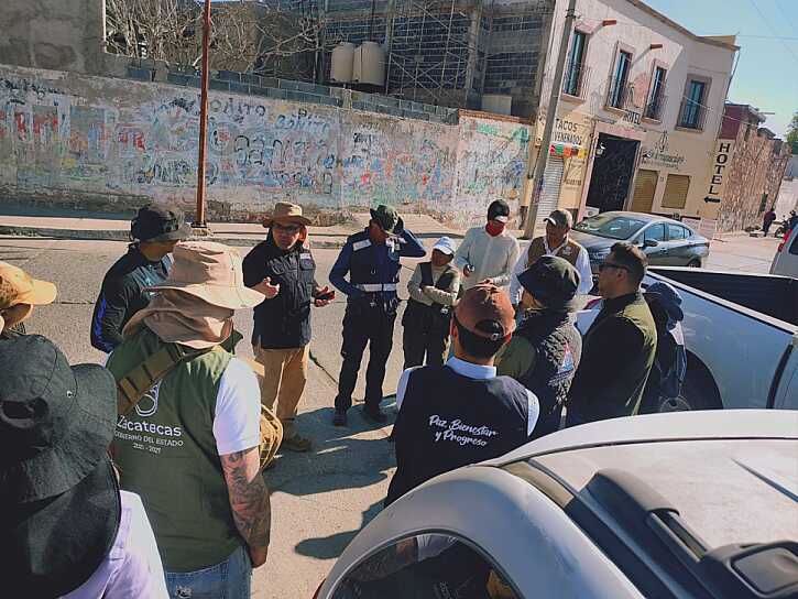 DESPLIEGAN AUTORIDADES Y COLECTIVOS BÚSQUEDA EN GUADALUPE