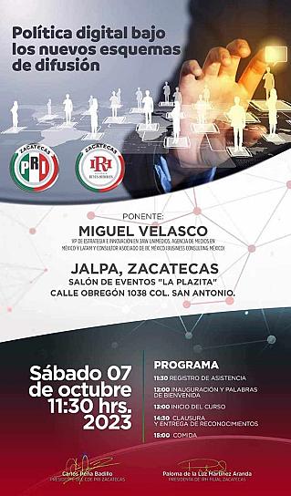 LLEVARÁ PRI CURSO DE POLÍTICA DIGITAL A JALPA 